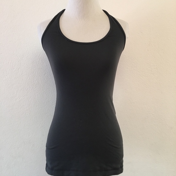 Lululemon Cool Racerback Tank Top Gray Size 4 - Picture 1 of 6